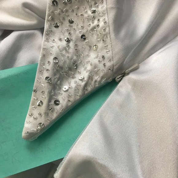 Dusk Collection By Sheila Yen Size 10 Formal White - Picture 7 of 8